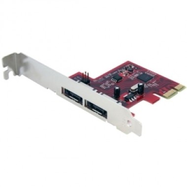 2-Port SATA Revision 3.0 PCIe eSATA Controller Card