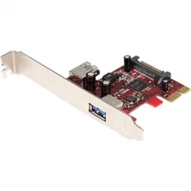 2-Port USB 3.0 PCIe Adapter Card 1 Internal/1 Externalport