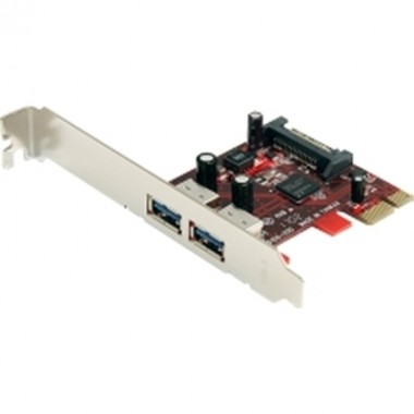 2-Port USB 3.0 PCIe Adapter Card with SATA Power