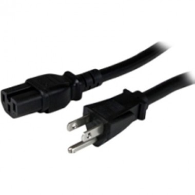 4-Foot NEMA 51-15p to IEC 320 C15 PC Power Cord 125v At 15a