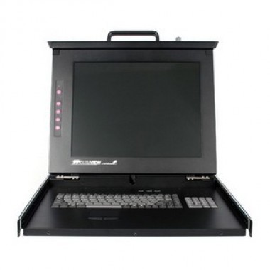 1U 17-Inch RackMount LCD KVM Console USB and PS2