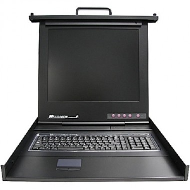 1U 17-Inch RackMount LCD KVM Console USB