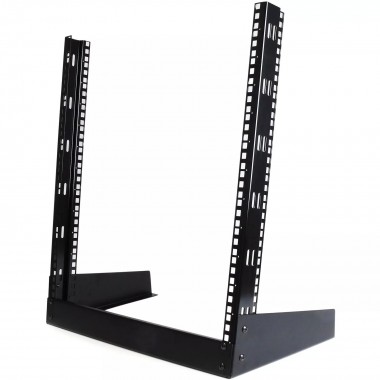 2 Post Rack 12U Open Frame Desktop Rack