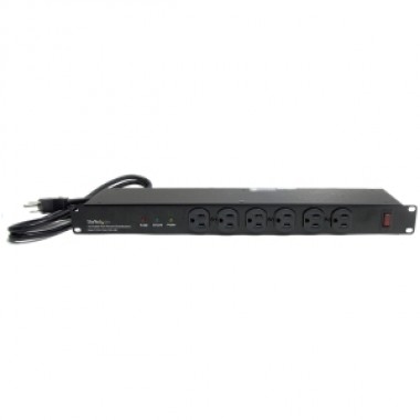 16 Outlet Rack PDU Power Distribution Unit 125V 15A 1U Power Strip