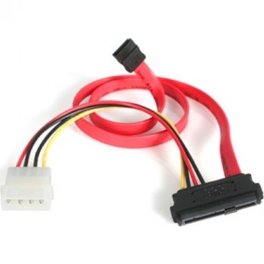 18-Inch SAS 29-pin to SATA with Lp4 Power Cable