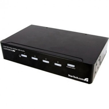 4-Port DVI Splitter with Audio