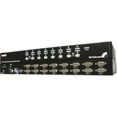 16-Port USB PS2 KVM Switch 1U RackMount with Osd