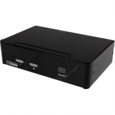 2-Port USB DVI KVM Switch with Audio & High Speed USB