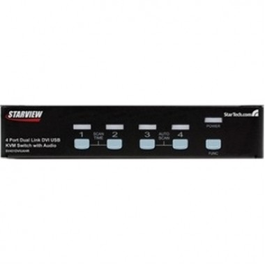 4-Port USB DVI Dual Link KVM Switch with Audio