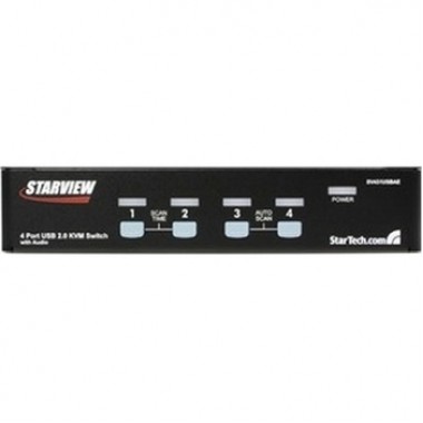 4-Port Rack Mount USB KVM Switch USB KVM Switch with audio & Hub