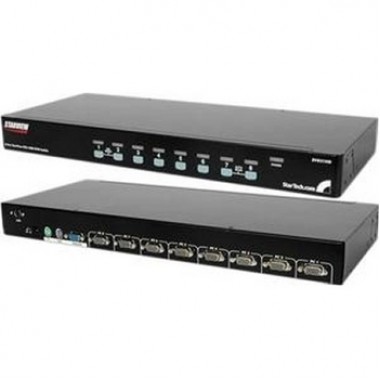 8-Port USB PS2 KVM Switch 1U RackMount KVM Switch with Osd