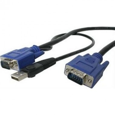 6-Foot Ultra Thin 2 In-1 USB VGA KVM Cable