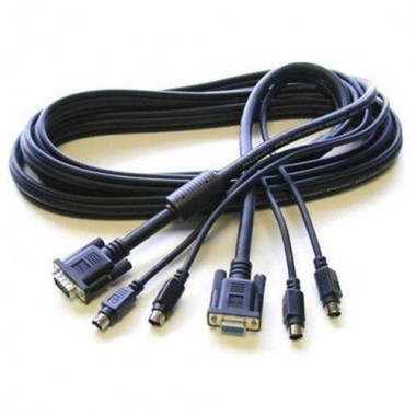 6-Foot 3-in-one Premium Univ KVM Switch PS2/VGA PC Cable