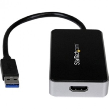 USB 3 to HDMI External Graphics Adapter with 1-Port USB Hub