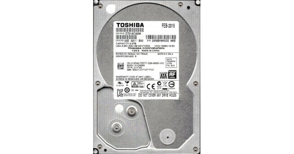 Toshiba DT01ACA200 2TB Internal 7200RPM 3.5-Inch SATA HDD Hard Disk Drive
