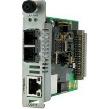 Gigabit Media Converter Chassis Card 1000Base-T-1000sx 850nm Mmsc 220m