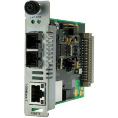 Point System Slide-In-Module Media Converter Gigabit Chassis Card Gige 1310tx/1550rx SMSC 20km