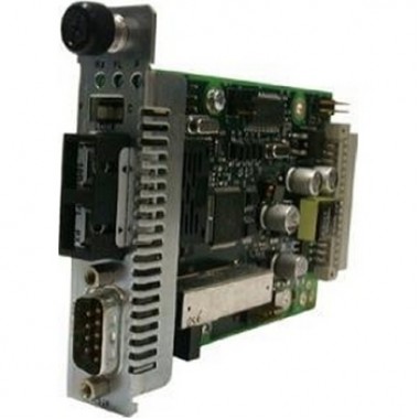 RS232 DB-9 to 1300nm MMF SC 2km Point System Converter Module with Mgnt