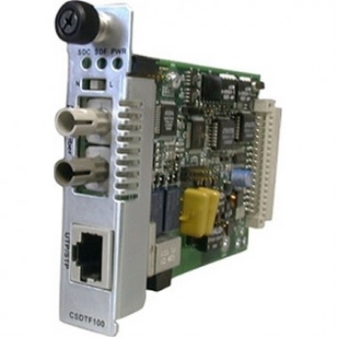 Rmt Managed T1 Converter Card RJ48 to 1310nm SM SC 20km