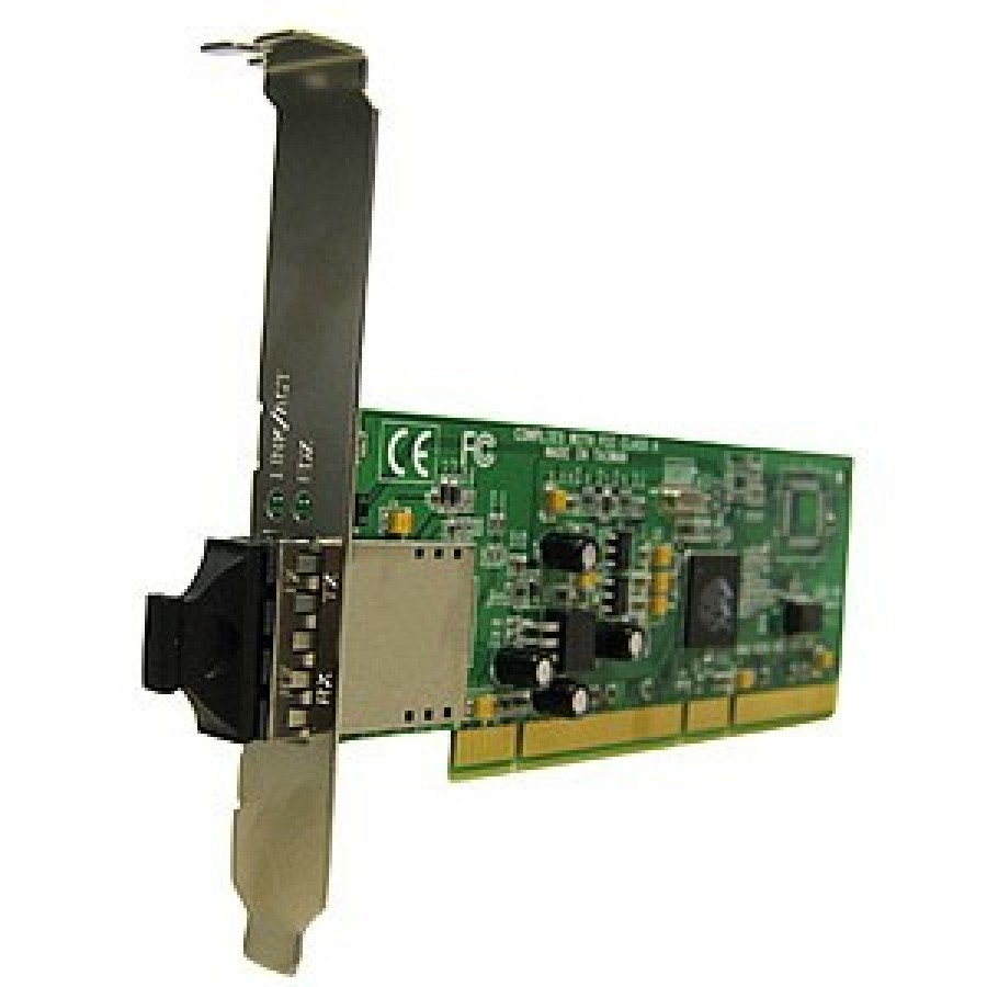 Transition Networks N-GSX-LC-02 1000Base-SX Fiber Optic Gigabit Ethernet  Card MM LC
