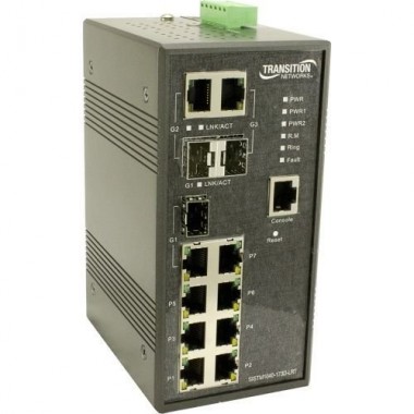 Managed Industrial Switch, Rugged Enclosure