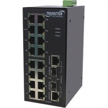 16-Port Managed 10/100 Btx 2-Port Industrial Switch