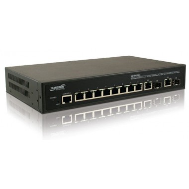 8-Port 10/100/1000 Managed Switch 2-Port 100/1000 SFP/RJ45