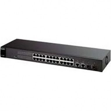 24-Port 10/100 Web Smart Switch with 4 Uplink Ports