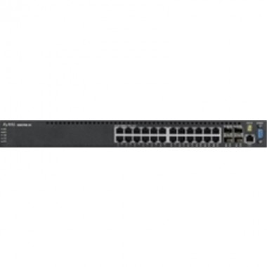 24-Port L2+ Web Managed 4x10GbE SFP Ethernet Switch with Uplink Flexibility